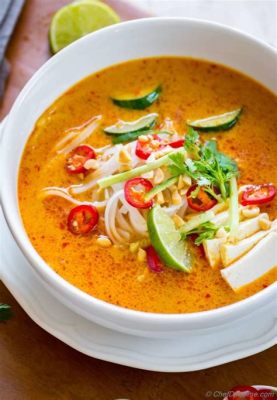  Laksa Johor! En Krémig och Kryddig Kokosmjölksoppa med Tangibla Läckerheter